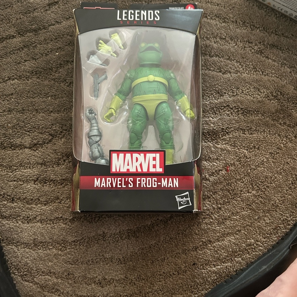 Hasbro Marvel's Frog-Man Figure - Green and Yellow